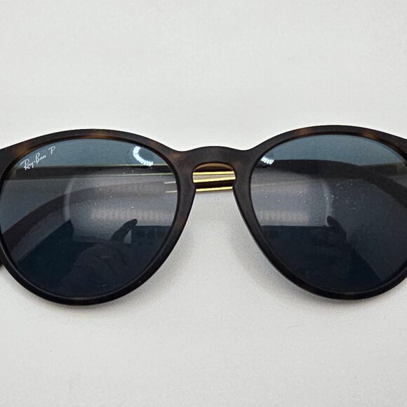 Ray-Ban RB4274 Rubber Havana Frame Polarized Grey Lens Sunglasses Italy 57mm - Picture 10 of 14